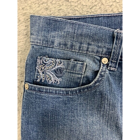 Gloria Vanderbilt American Slimming Effect Amanda Petite 10 Denim Jean Capris - Picture 3 of 15